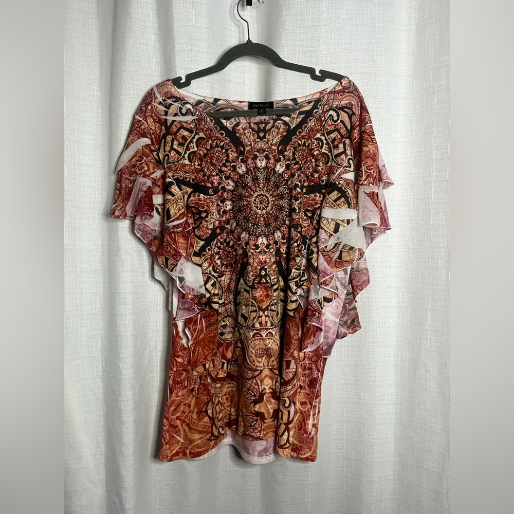 Cal Style | Peachy Pink Y2K Tunic